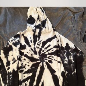 Tie-Dye Black and White Sweat Set